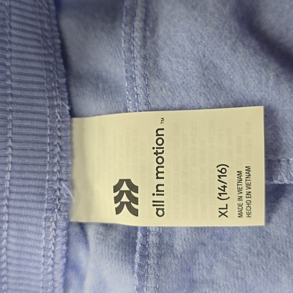 Girls' Cozy Soft Fleece Jogger | All in Motion | X Large (14/16) - Picture 7 of 11